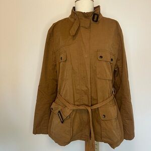 GAP Brown Belted Jacket - XL